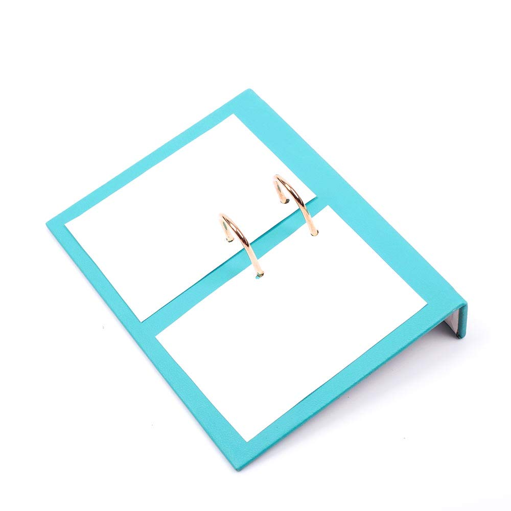 Premium Bonded Leather Desk Organizer Set - 10-Piece Office Document Tray & Desk Accessories for Home & Office (Turquoise) - Perfect for Organizing Files, Stationery & Office Supplies