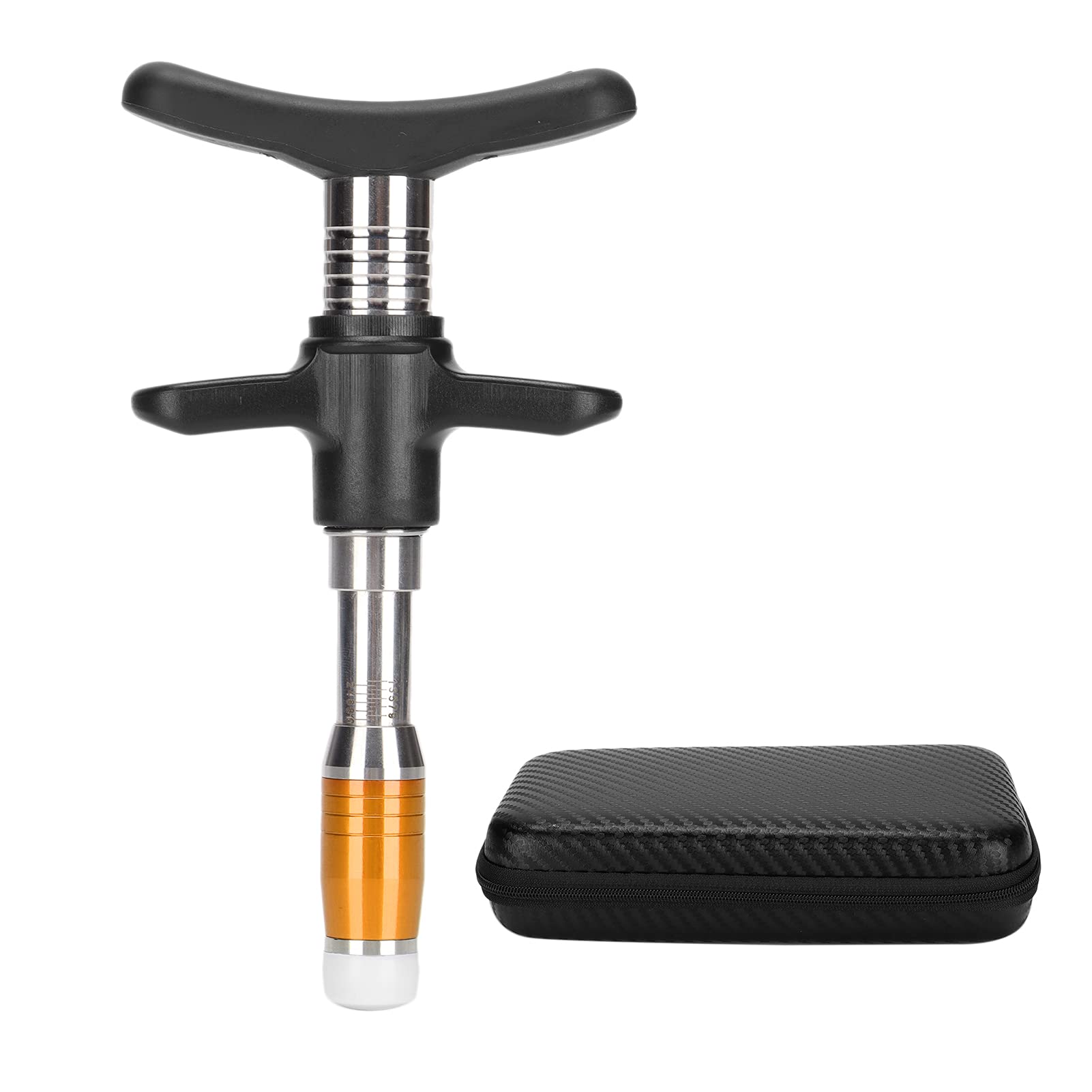 ANGGREK Chiropractic Tool - 10-Level Manual Spinal Massager & Adjusting Instrument for Muscle Relaxation (Gold) | Portable Back Pain Relief Device for Home, Office & Travel Use