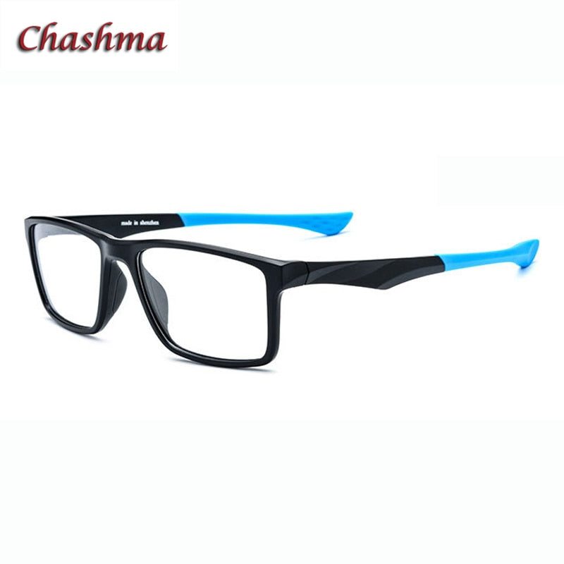 Black with Blue