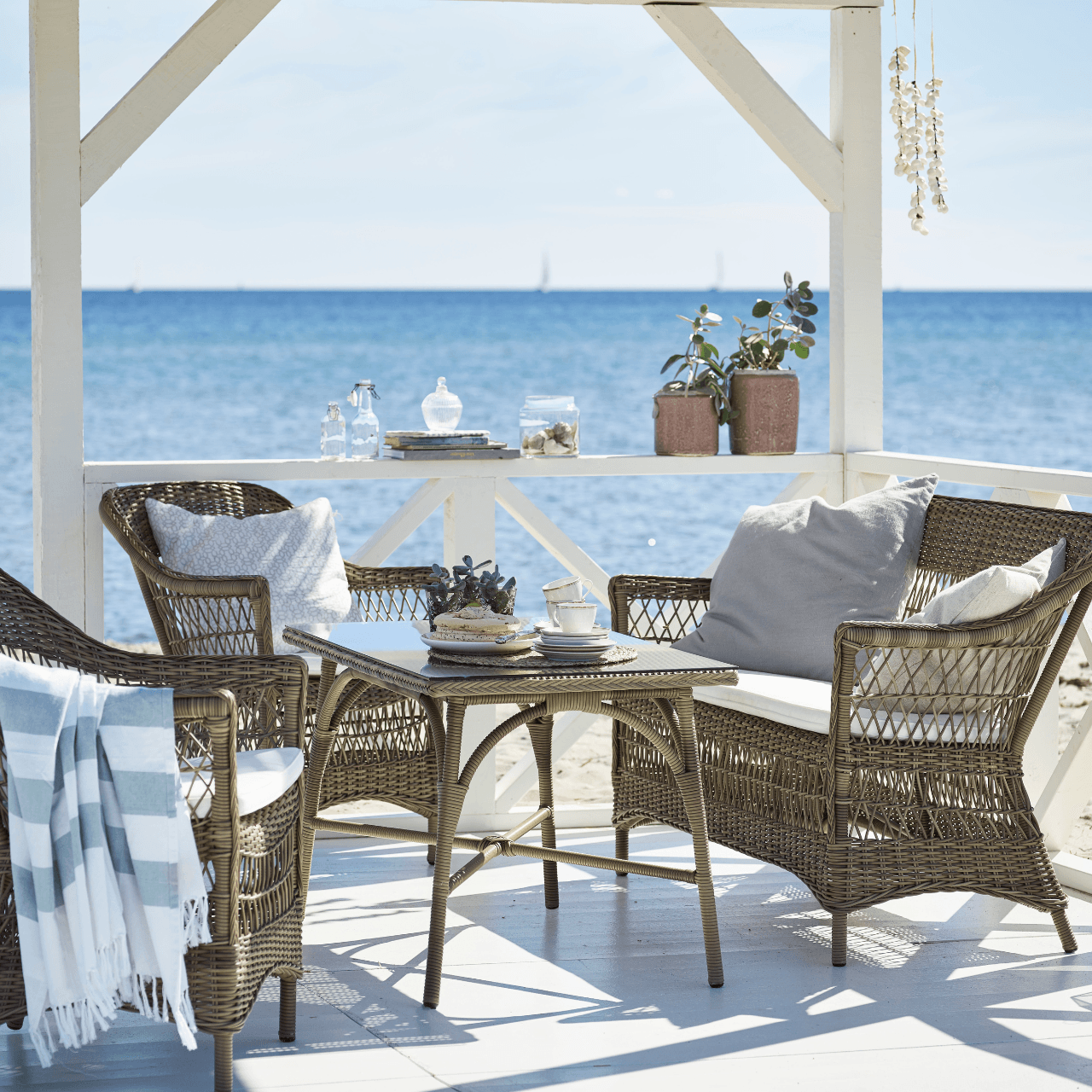 Charlot Outdoor Dining Armchair - Weather-Resistant Patio Chair for Garden, Poolside, and Restaurant Use - Perfect for Backyard, Deck, and Outdoor Entertaining
