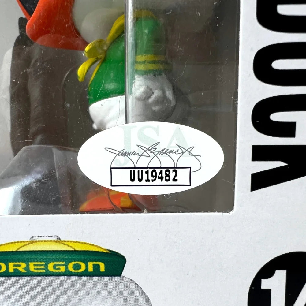 Authentic DeForest Buckner Signed Oregon Ducks Funko Pop #06 with JSA COA - Indianapolis Colts Autographed Collectible for Football Fans & Sports Memorabilia Enthusiasts - Perfect for Display, Gifting, and Investment