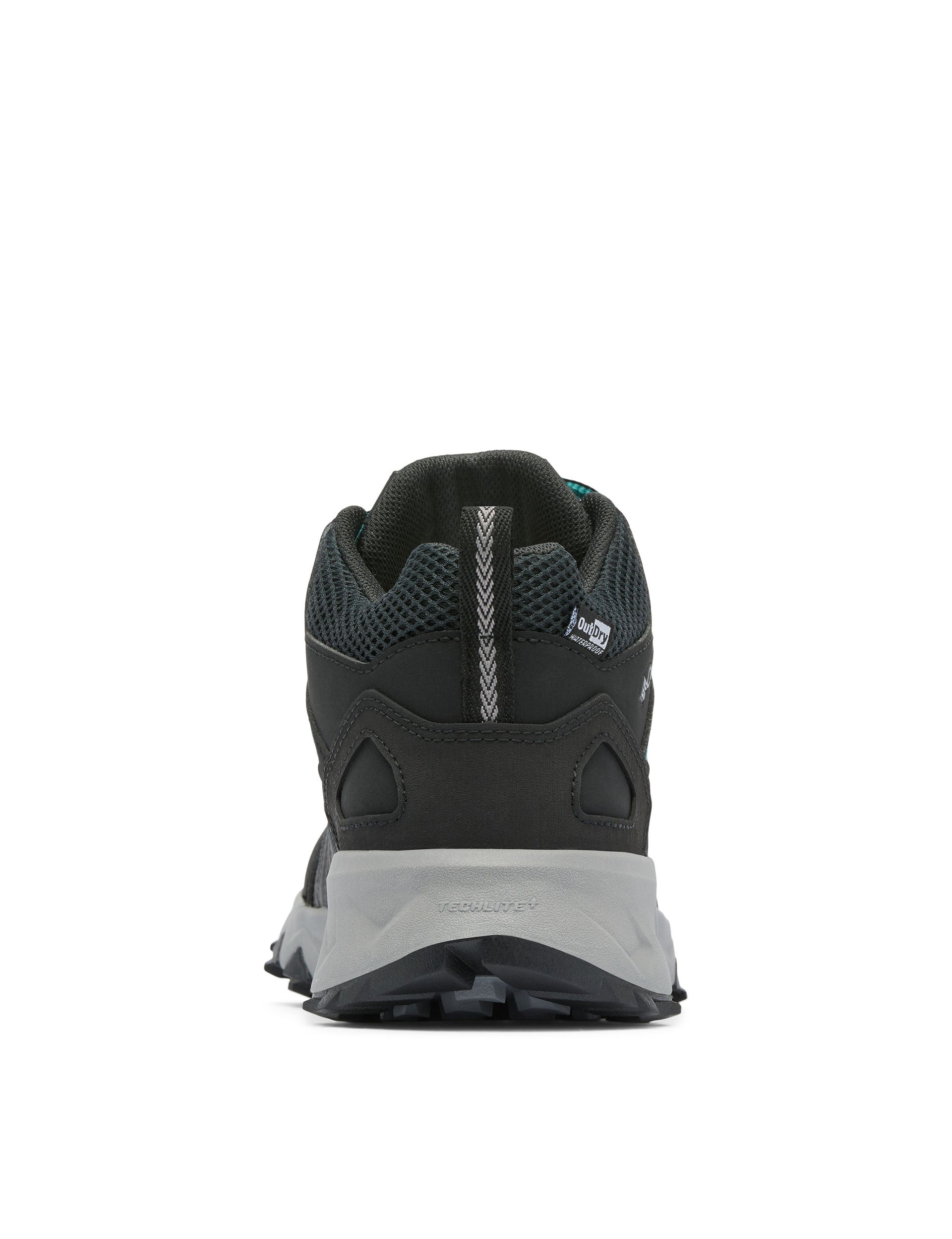 Peakfreak II Mid Outdry Waterproof Hiking Boots for Men & Women - Black/Teal - Lightweight Trail Shoes for Outdoor Adventures, Trekking & Backpacking