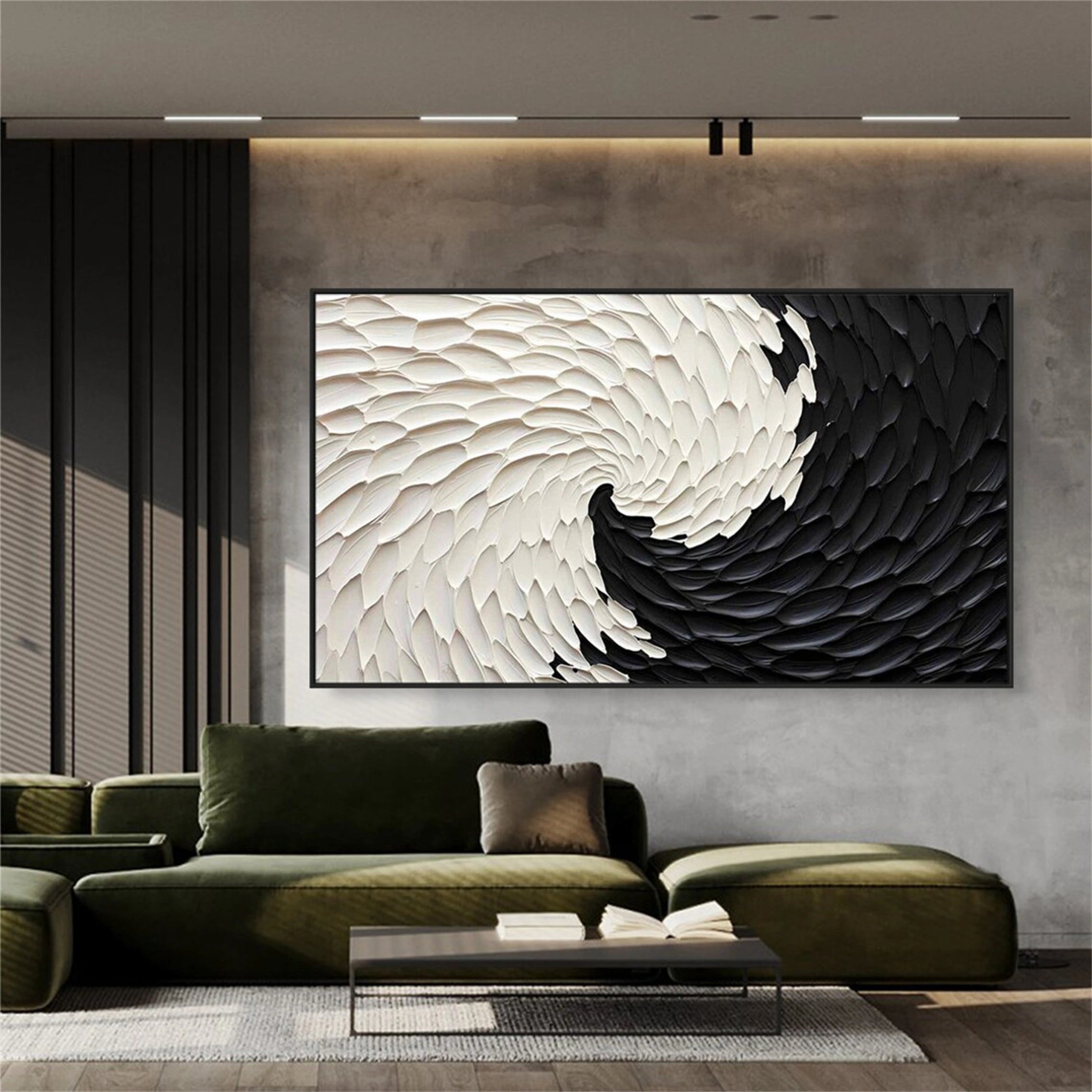 Minimalist Textured Plaster Art Painting - Abstract Wall Decor #MM112 | Perfect for Living Room, Bedroom & Office