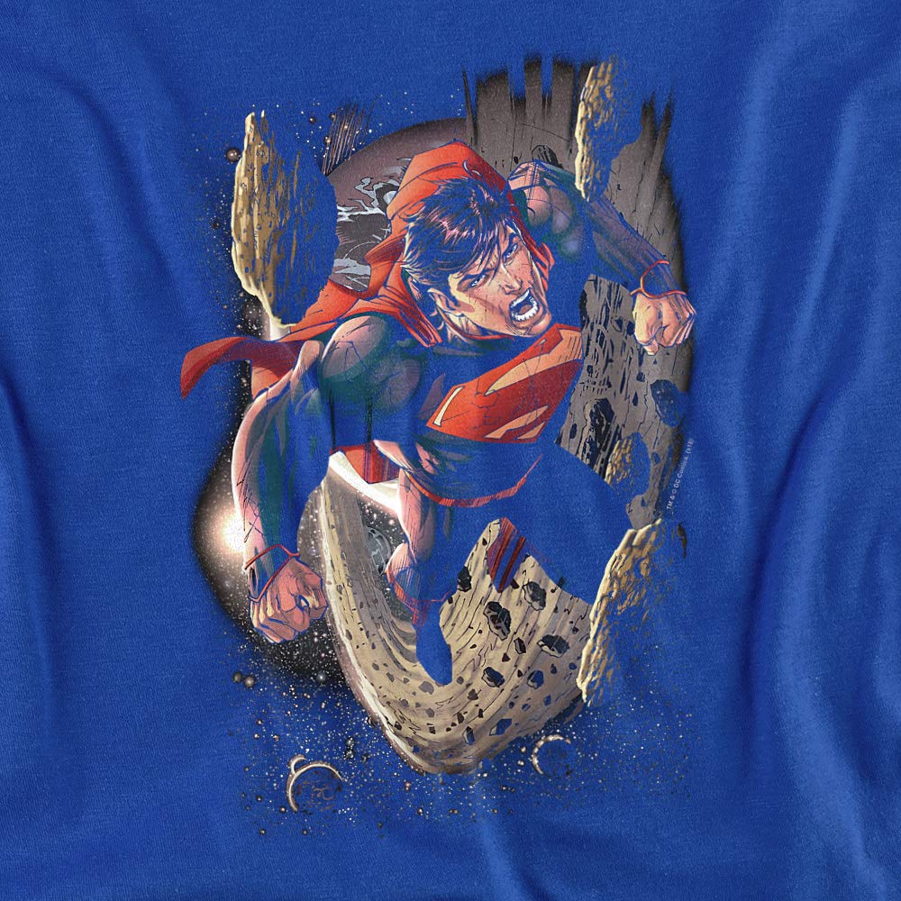 Superman Orbit Graphic Unisex T-Shirt for Men & Women - Casual Wear, Cosplay & Superhero Fan Apparel