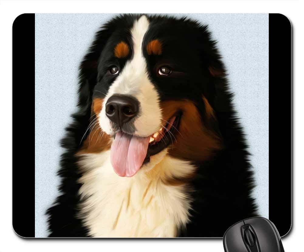 Premium Gaming Mouse Pad with Non-Slip Rubber Base - Large Extended Mouse Mat Featuring Husky & Bernese Mountain Dog Design - Perfect for PC Gaming, Office Work & Home Computer Setup