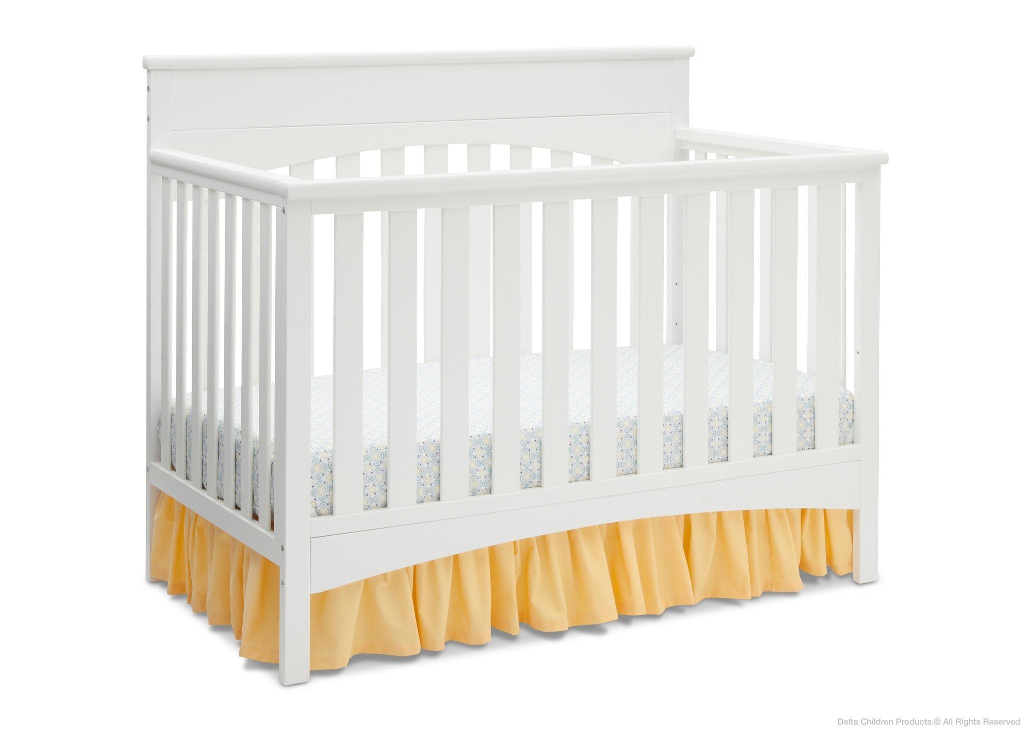 Bennington Lifestyle 4-in-1 Convertible Baby Crib - Toddler Bed, Daybed & Full-Size Bed - Safe Nursery Furniture for Newborns & Kids - Perfect for Bedrooms, Daycare & Guest Rooms