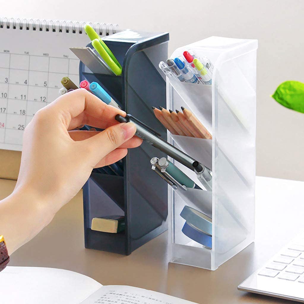 Multifunctional Desk Organizer - Pen & Office Supplies Storage for Home & Work