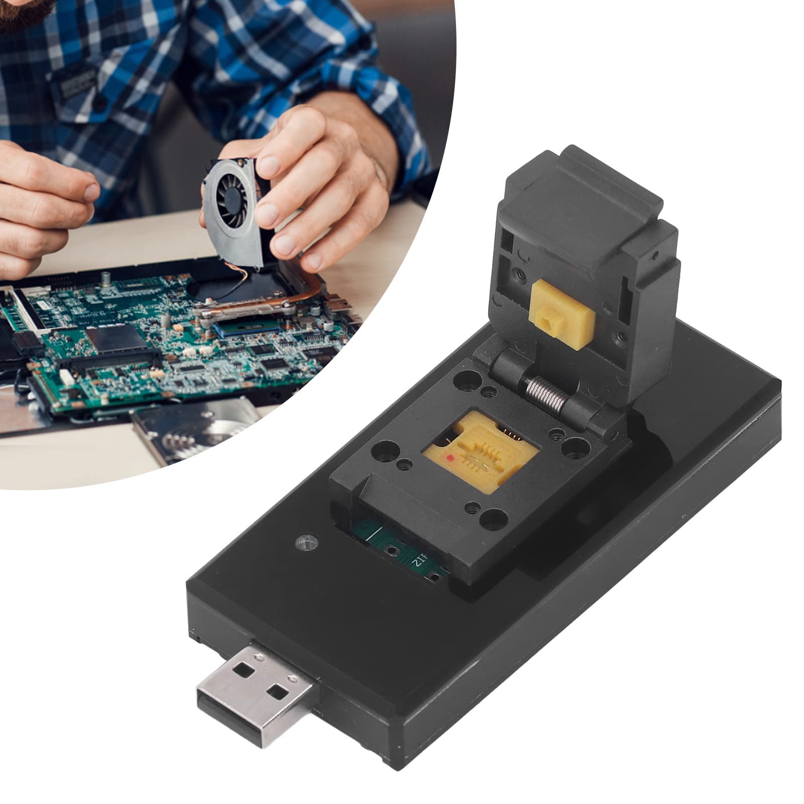 T2 Chip Reader for MacBook Pro/Air 2018-2020 (A1989 A1990) - Fast Data Transfer & Memory Storage Tool for MacOS Repair, Unlock & ROM Backup - Essential Device for Computer Technicians & DIY Repair Shops