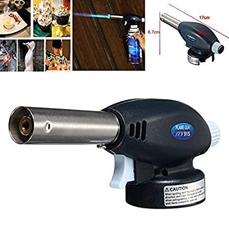 Butane Gas Torch Blow Torch Flame Gun - Professional Cooking, Soldering, Jewelry Making & DIY Projects