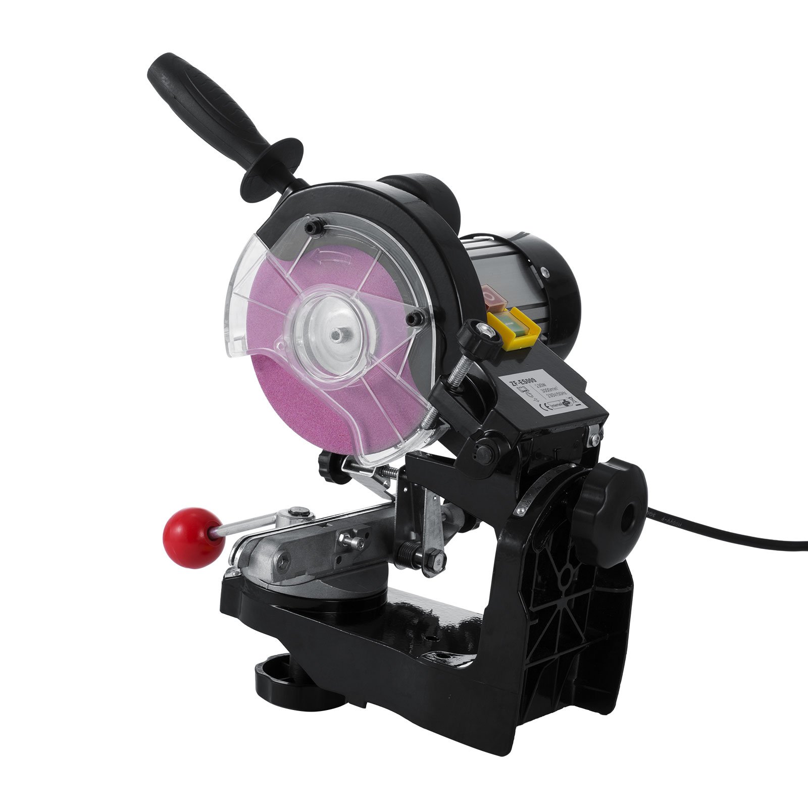 VEVOR Electric Chainsaw Sharpener - 1/8 & 3/16 Inch Saw Chain Grinder with 2 Grinding Wheels, Bench or Wall Mounted for Professional & DIY Use - Perfect for Wood Cutting, Firewood Processing & Forestry Work