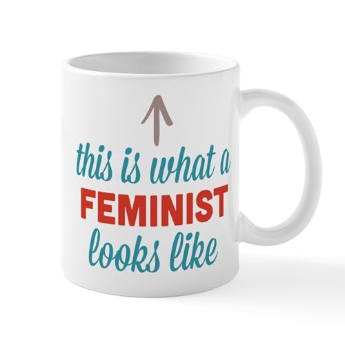 White - Feminist Looks Like Mug