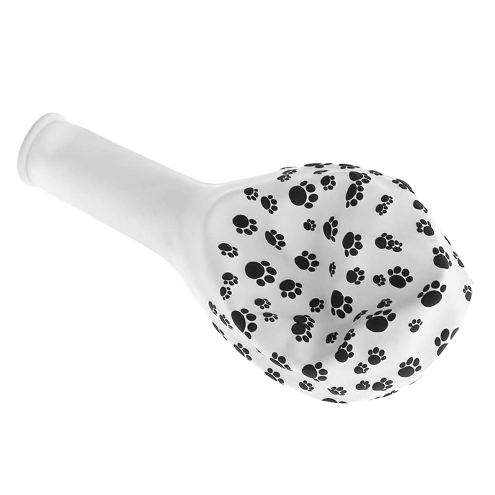 12pcs Dog Paw Print Latex Balloons - Pet Themed Party Decorations for Kids Birthday, Baby Shower & Animal Lovers | Helium Ready Balloons for Indoor/Outdoor Decor