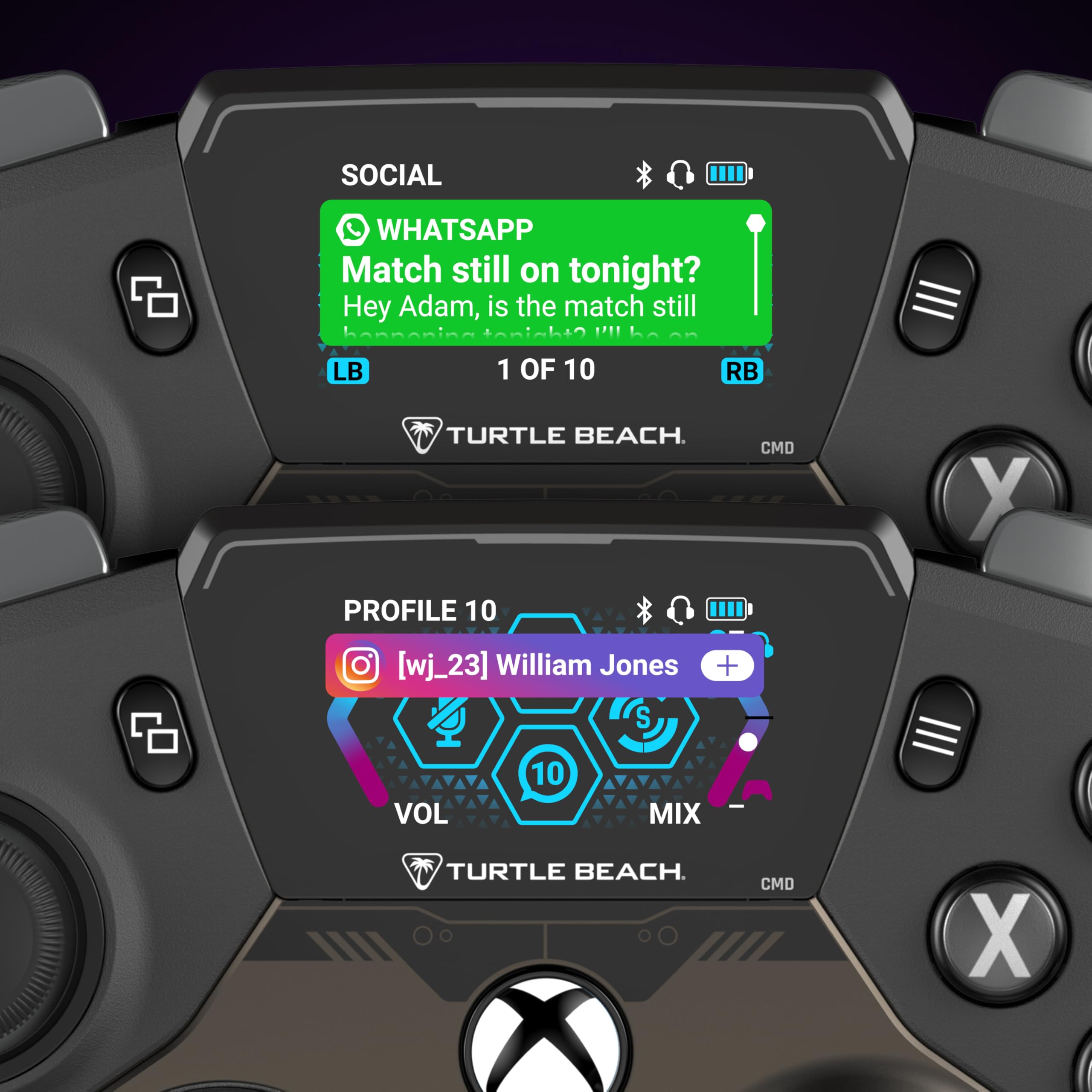 Turtle Beach Stealth Ultra Wireless Gaming Controller for Xbox Series X|S, Xbox One, PC & Android - LED Dashboard, RGB Lighting, 30-Hr Battery, Bluetooth - Perfect for Competitive Gaming & Streaming (Black)