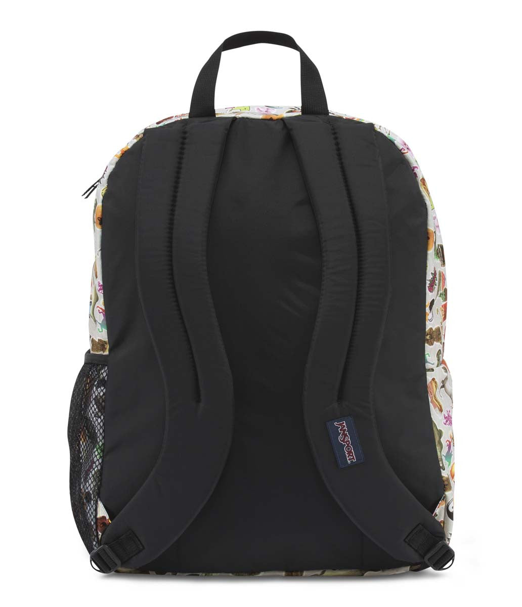 JANSPORT Big Student Backpack with Multiple Stickers - Durable School Bag for College & High School Students - Perfect for Campus, Travel & Everyday Use
