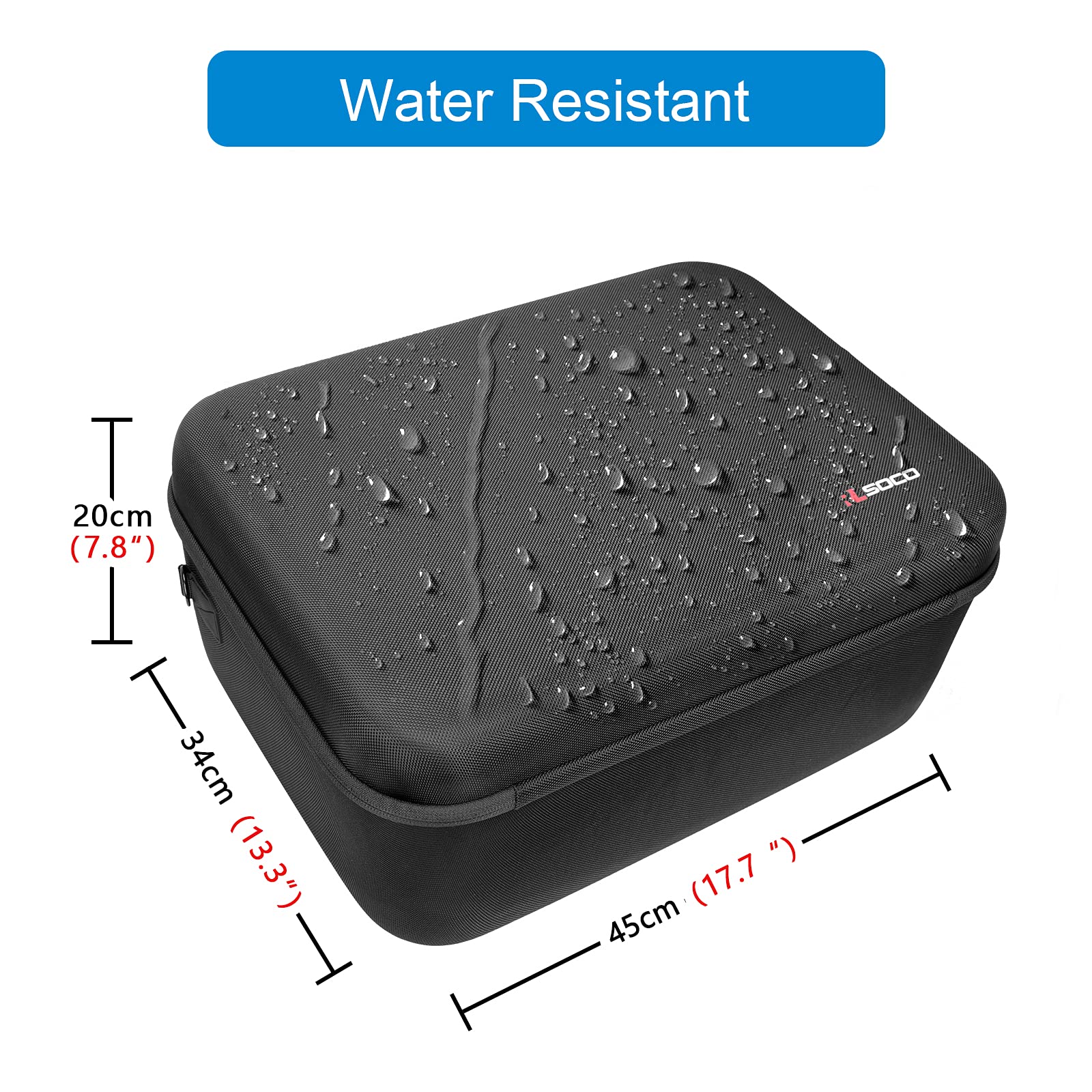 RLSOCO PS5 Travel Carrying Case for PlayStation 5 Digital & Disc Edition - Protective Storage Bag with Charging Dock, HD Camera, 2 Controllers & 4 Game Discs - Perfect for Gaming Travel & Console Protection