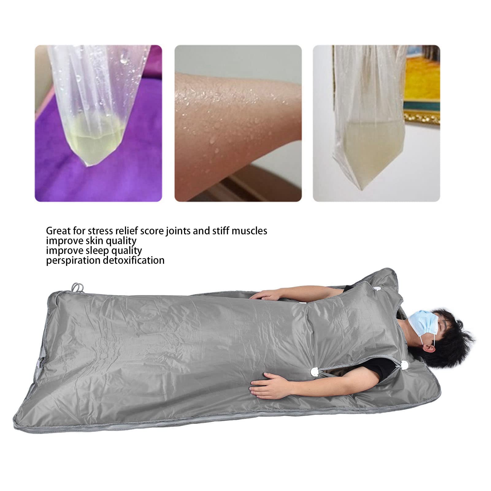 Best Infrared Sauna Blanket 650W with Remote Control - Double-Sided Heating Electric Spa Blanket for Home & Beauty Salon - Body Wrap, Detox, Weight Loss & Relaxation - Perfect for Cold Weather, Post-Workout Recovery & Stress Relief