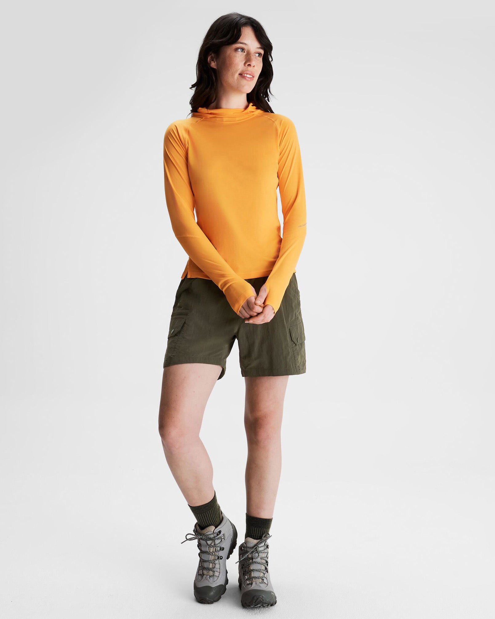 Women's SUN Stopper LT Hoodie - Lightweight UPF 50+ Sun Protection for Outdoor Activities | Perfect for Hiking, Running & Casual Wear in Daybreak Color