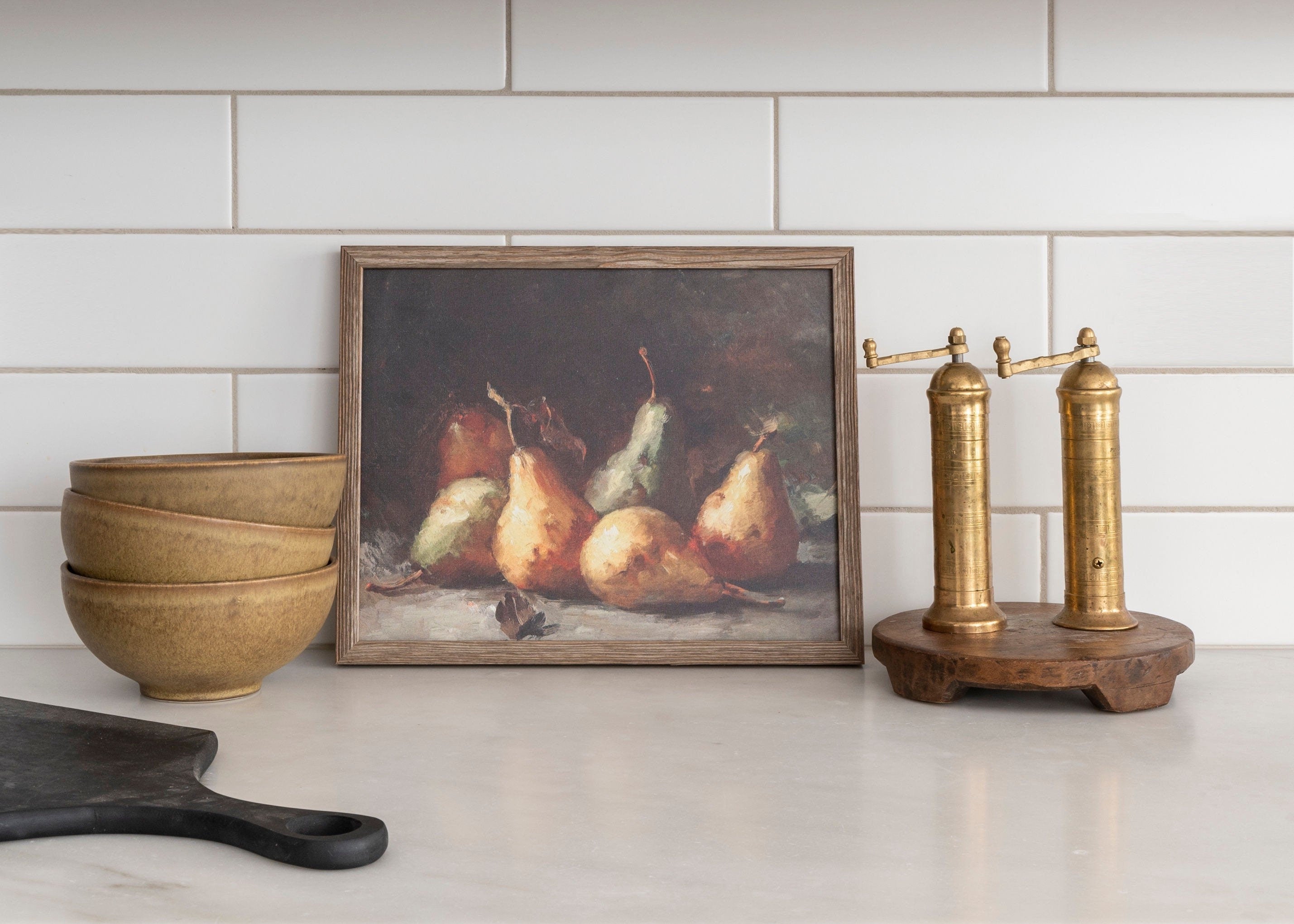 Farmhouse Print Framed Canvas Wall Art - Rustic Home Decor for Living Room, Bedroom & Kitchen | ST 605