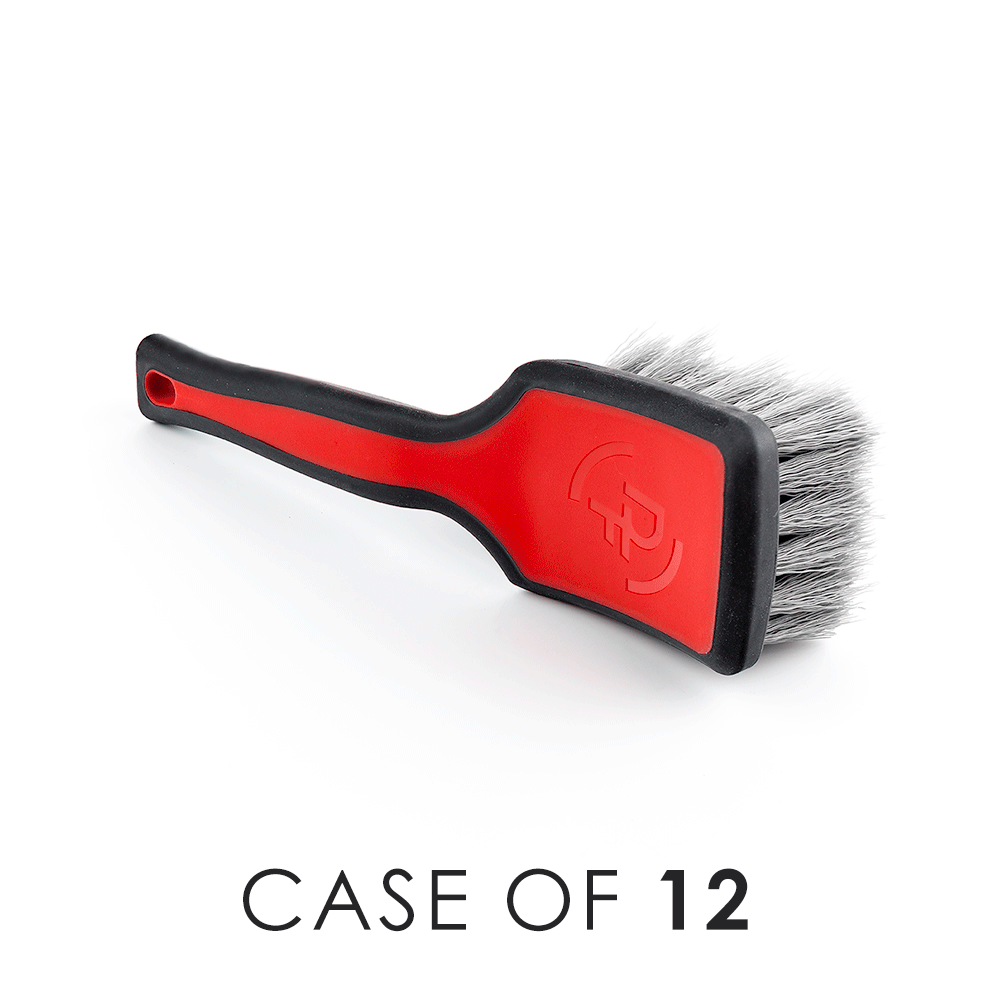 ProGrip Heavy Duty Tire Brush with Case - Premium Car Wheel Cleaning Tool for Auto Detailing & Maintenance - Perfect for Cars, Trucks, SUVs & Motorcycles