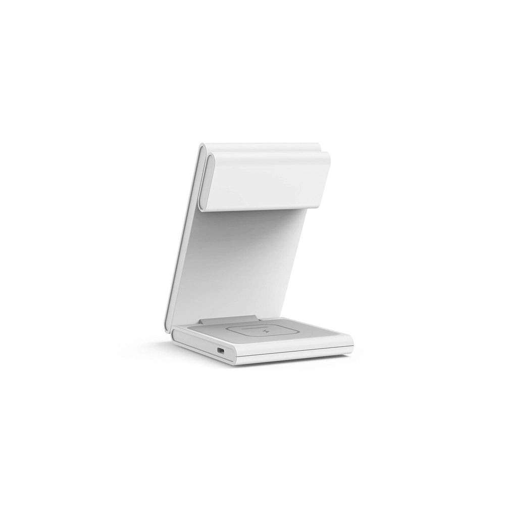 FlexCharge Trio: 3-in-1 Fast Wireless Charging Station for iPhone, Samsung & AirPods - Perfect for Home, Office & Nightstand Charging