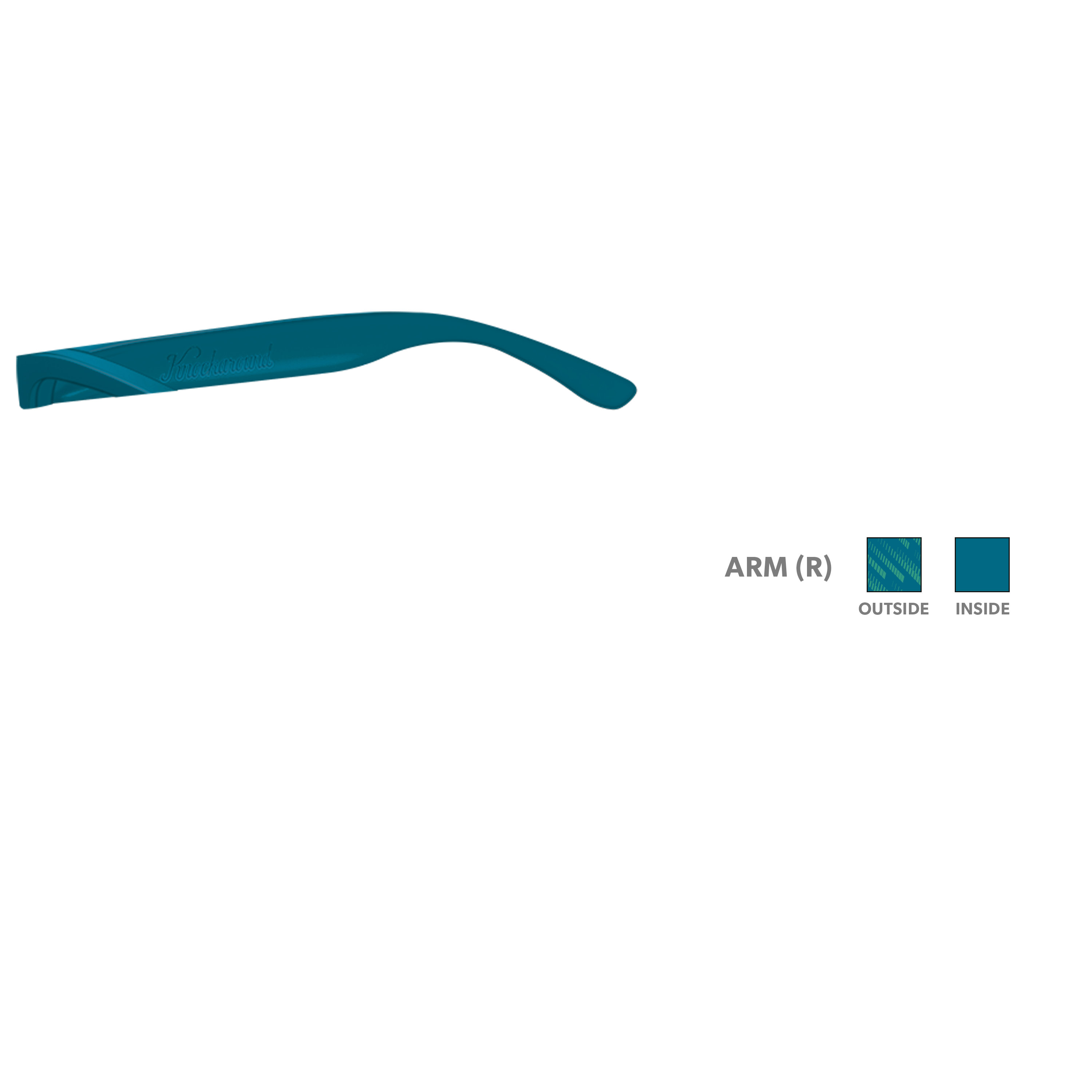 Custom Knockaround Premiums Sunglasses - Stylish & Durable Arm Design | Perfect for Outdoor Activities, Travel, and Fashion