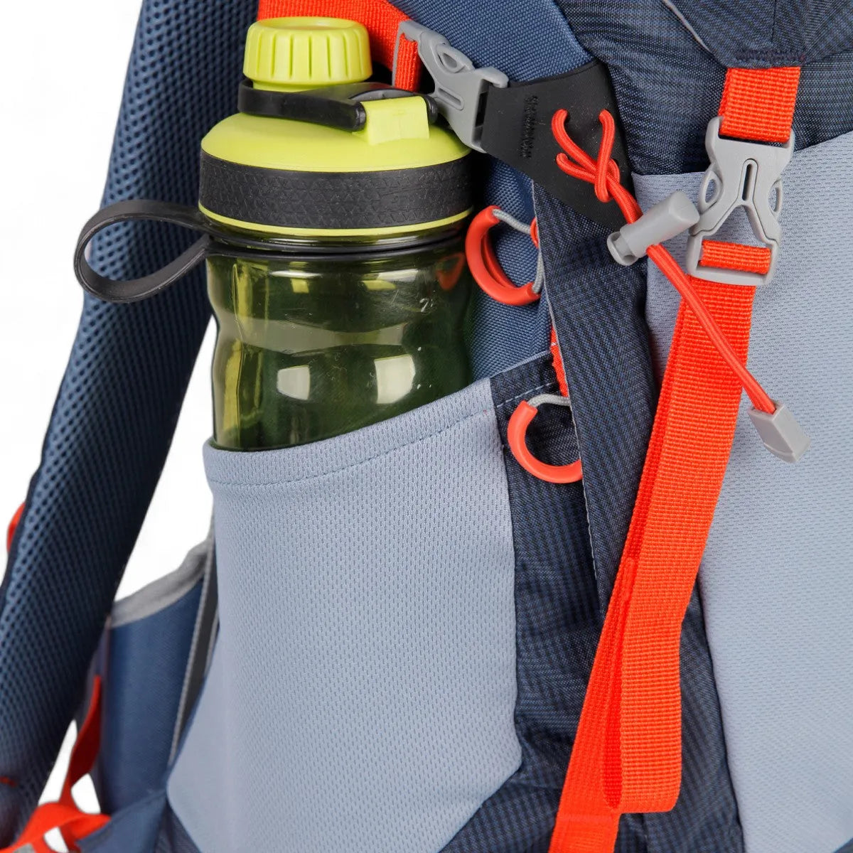 Cyclone Steel Blue Mountain Backpack - Durable Hiking & Travel Backpack for Outdoor Adventures, Camping, and Daily Commute