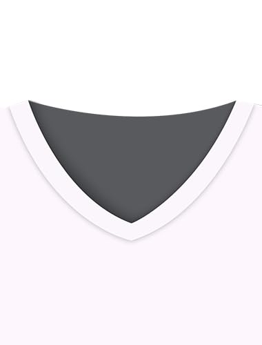 V Neck Sets-white
