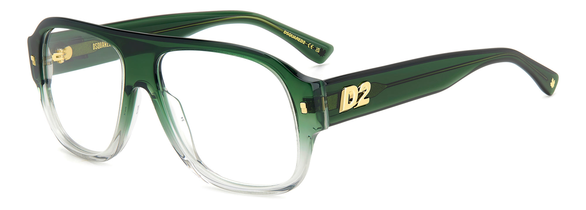 DSQUARED2 D2 0125 Sunglasses - Polarized UV Protection Aviator Style for Men & Women | Perfect for Driving, Beach, and Outdoor Activities