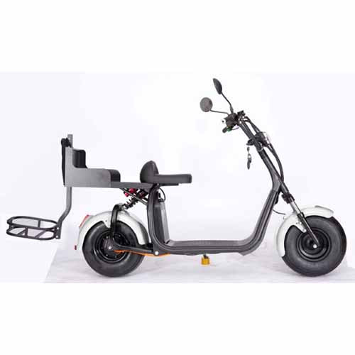 2000W 60V Electric Fat Tire Trike - 3 Wheel Scooter Moped Bike with Golf Rack, Similar to CityCoco Bike CT 3G - Perfect for Commuting, Golf Course Transport & Urban Adventure
