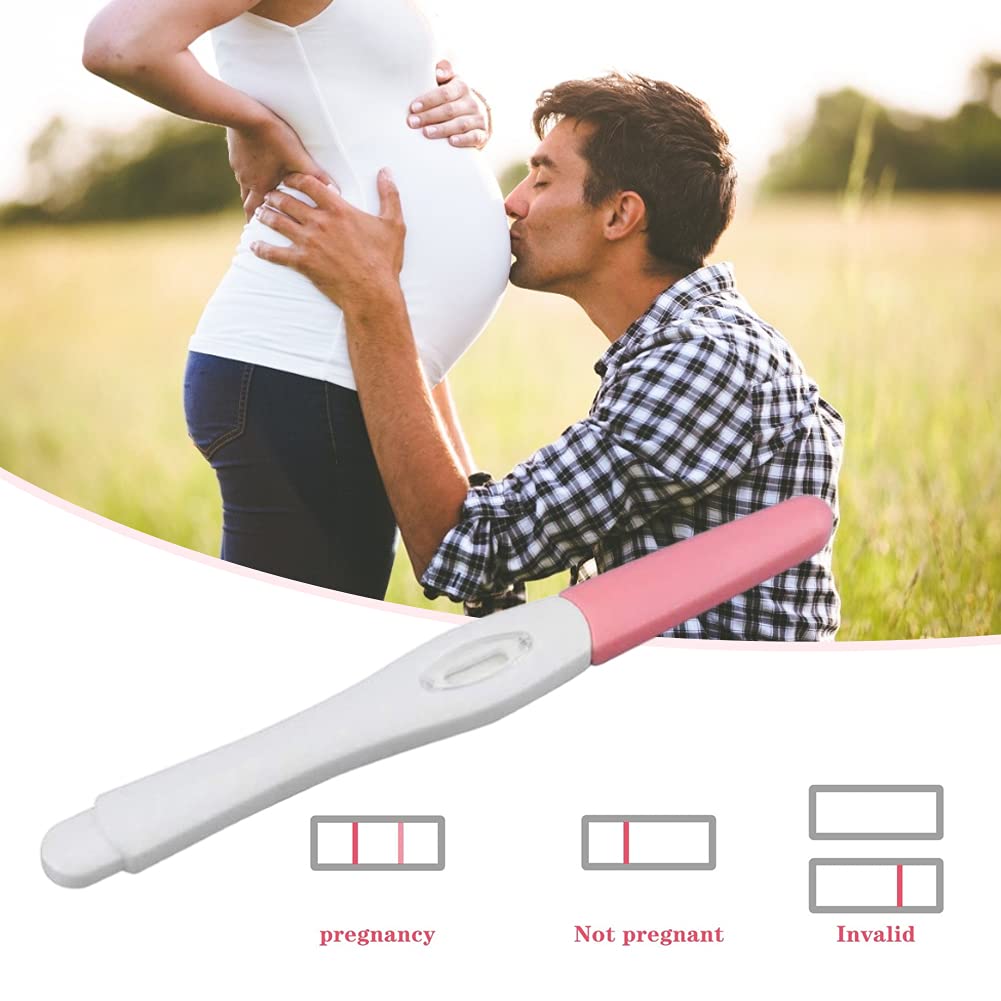 10PCS Early Pregnancy Test Sticks - 25 MIU HCG Detection, Accurate & Fast Results for Home Use - Perfect for Trying to Conceive, Fertility Tracking & Peace of Mind