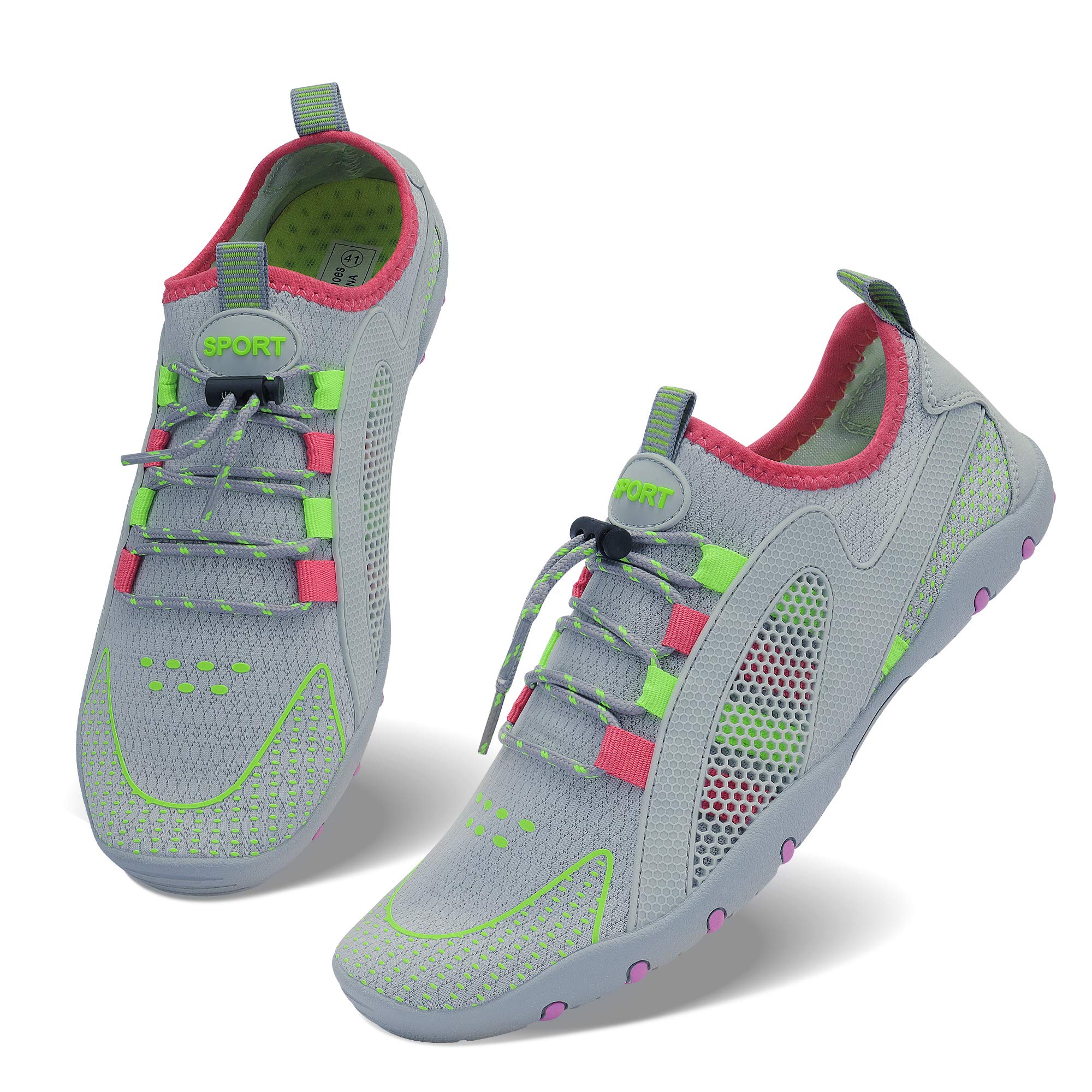 **Best Water Sports Shoes for Men & Women - Quick Dry Aqua Swim Shoes for Pool, Beach, Surf & Water Park - Slip-On Design for Comfort & Convenience**    **Perfect for Swimming, Beach Walks, Surfing & Water Activities**