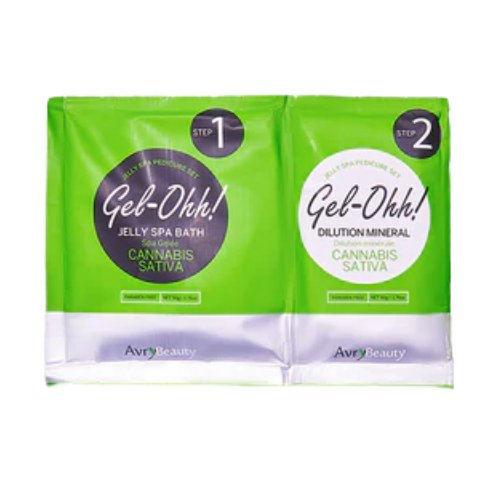 Avry Gel Ohh Jelly Spa Bath Herb - Natural Relaxing Foot & Body Soak for Stress Relief - Perfect for Home Spa, Self Care, and Gift Giving