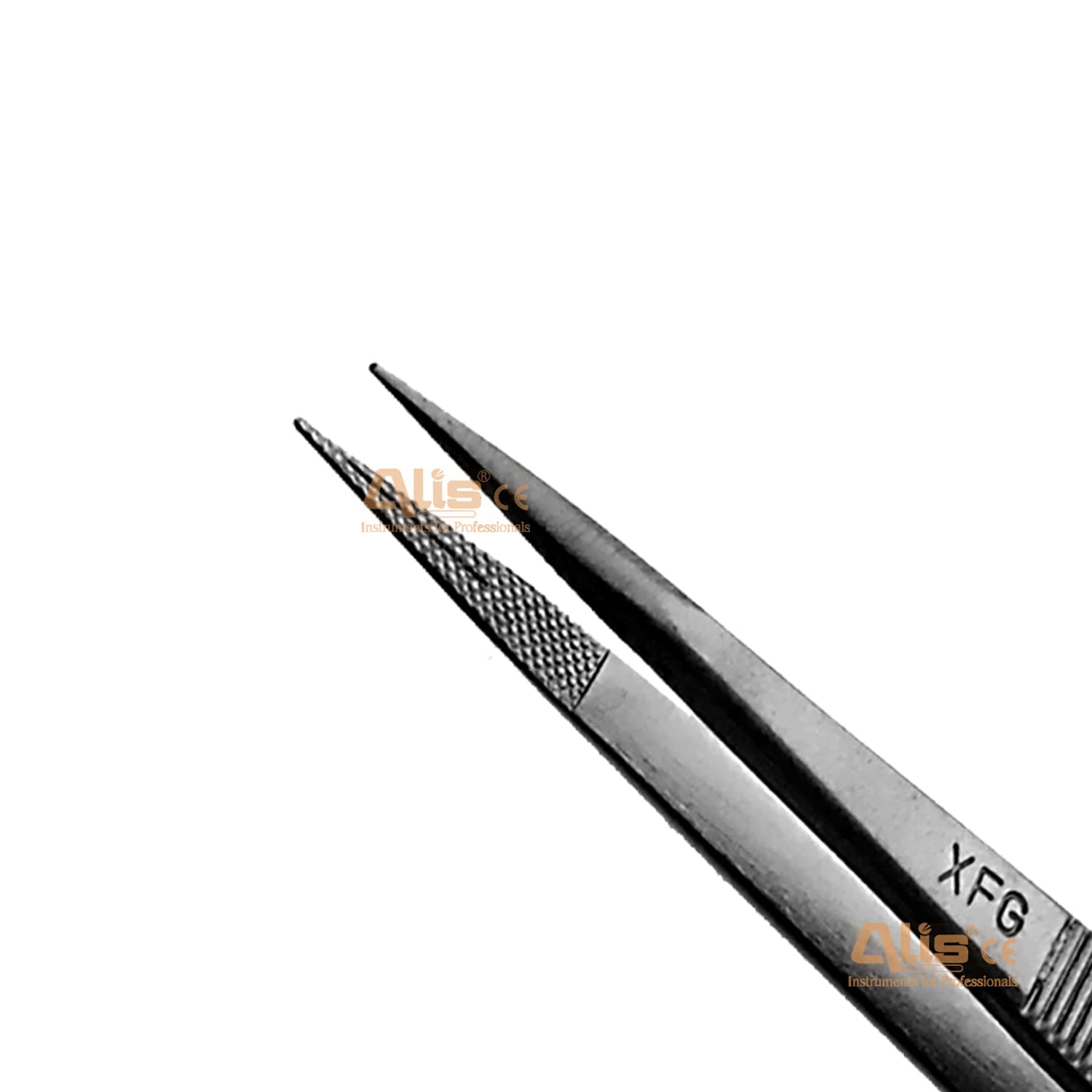 Precision Diamond Tweezers - Anti-Static Stainless Steel Non-Magnetic Tweezers for Jewelry Making, Electronics Repair, Lab Work & Eyebrow Hair Removal - Perfect for Gemstone Setting, PCB Assembly & Beauty Care