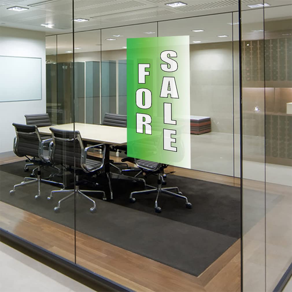 Vertical Vinyl Door Decals - Multiple Sizes (24x36 Inches) for Business, Industrial & Car Use - Luggage & Bumper Stickers for Dealerships, Q Industrial Applications & Vehicle Branding