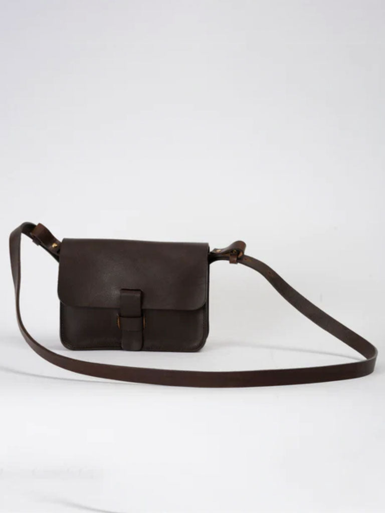 Kate Sheridan Square Loop Bag in Chocolate - Stylish Crossbody Purse for Women, Perfect for Work, Travel & Everyday Use