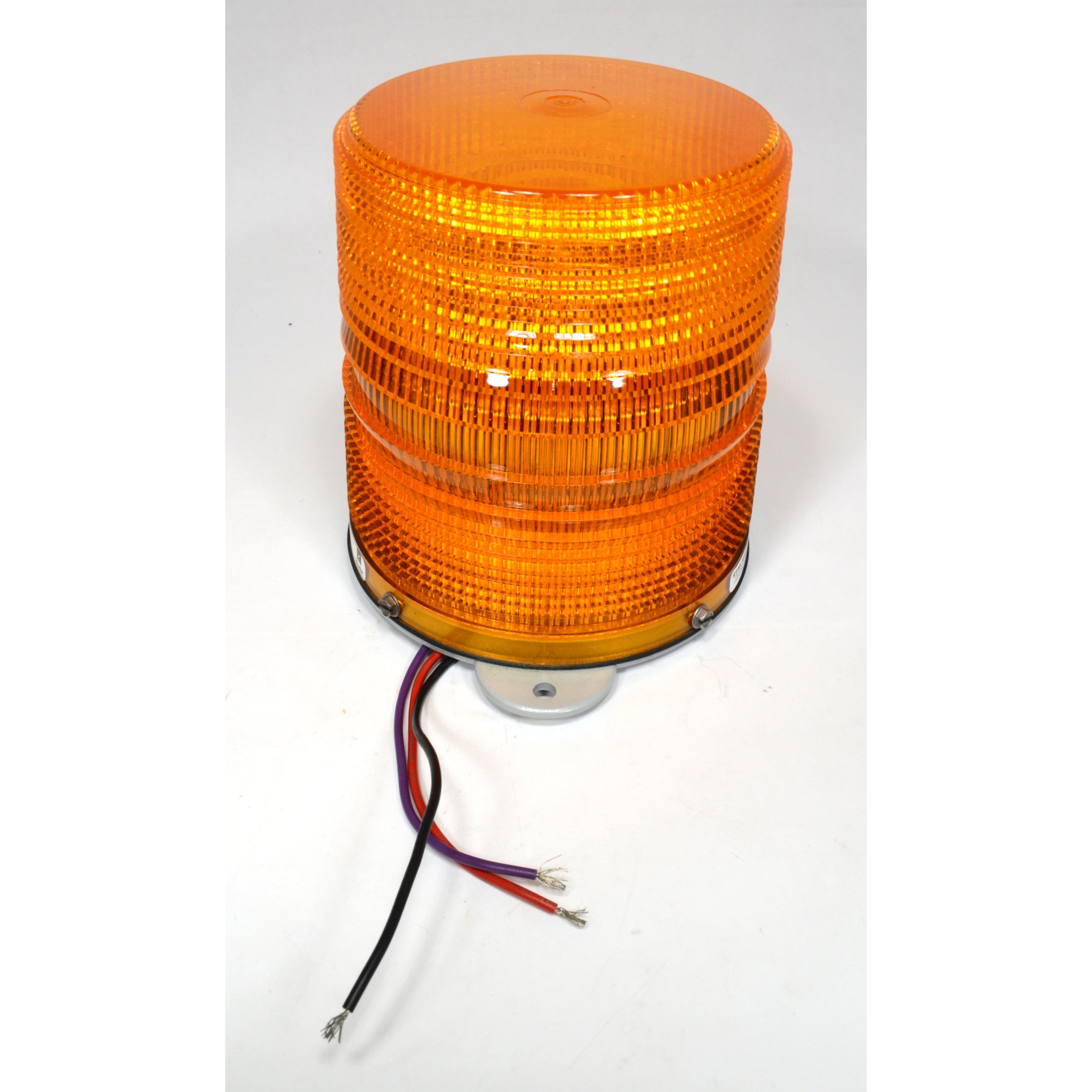 New in Box STAR WARNING SYSTEMS Model 240CFQ Orange Amber Strobe Light - Emergency Vehicle Safety Warning Light for Trucks, Construction & Roadside Work