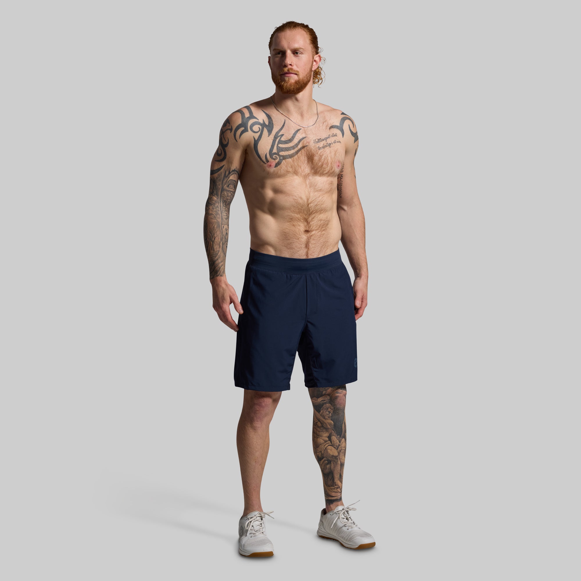 Versatile 9-Inch Shorts for Men - Comfortable & Stylish (BP Navy) | Perfect for Gym, Running, and Casual Wear