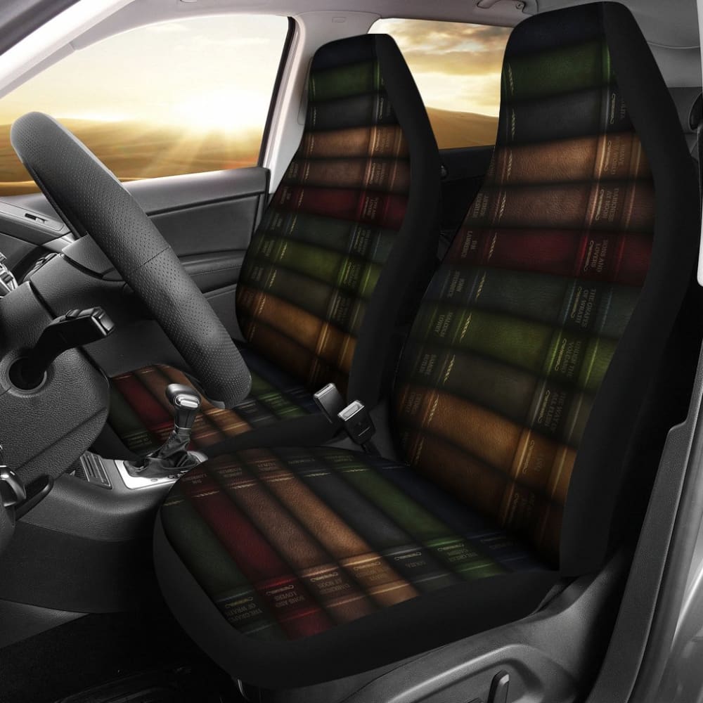 Premium Car Seat Covers for Book Lovers - Comfortable & Stylish Protection for Your Vehicle Seats | Perfect for Reading Nooks, Road Trips & Daily Commutes