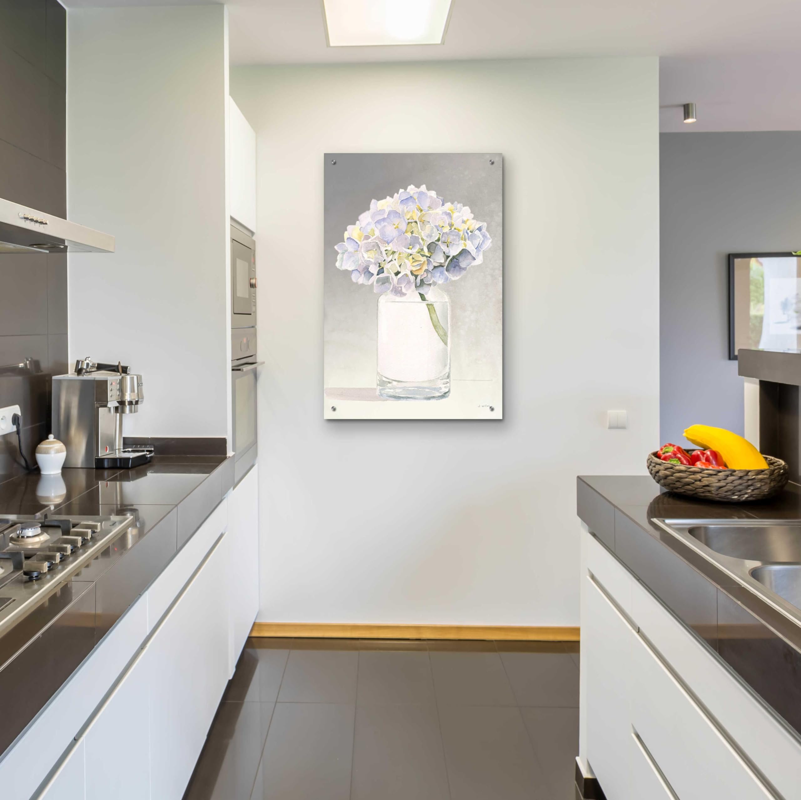 Tranquil Blossoms III by James Wiens - Premium Acrylic Glass Wall Art 24x36 Inches - Modern Floral Painting for Living Room, Bedroom & Office Decor