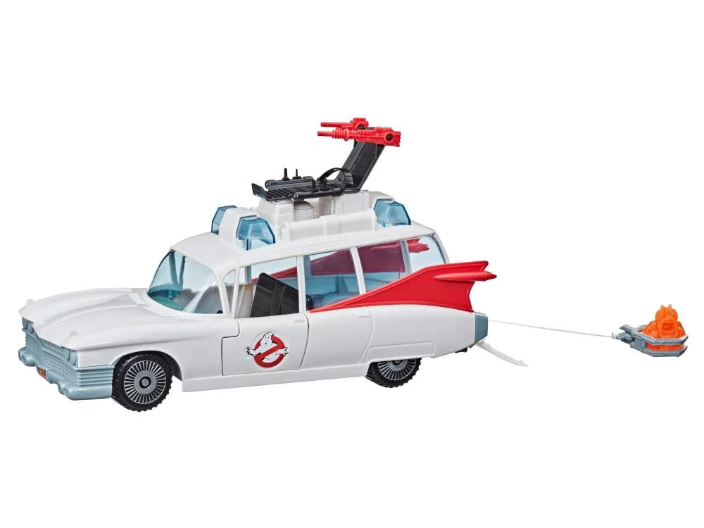 The Real Ghostbusters Kenner Classics Retro ECTO 1 Toy Car - 80s Nostalgic Collectible Ghost Hunting Vehicle for Display & Play | Perfect for Fans, Collectors & Halloween Decor