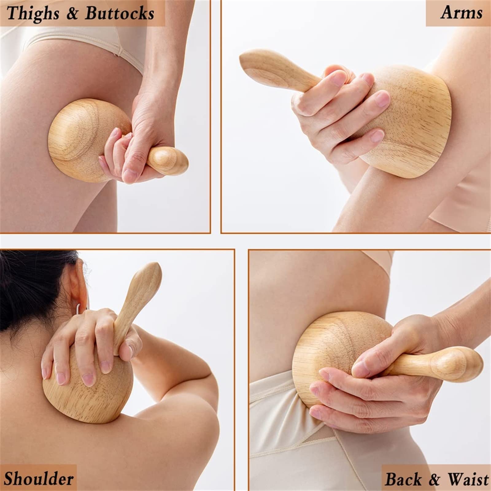 Professional Body Massage Tool for Lymphatic Drainage & Cellulite Reduction - Body Shaping & Sculpting Therapy - 1PC - Perfect for Home Spa, Post-Workout Recovery & Relaxation