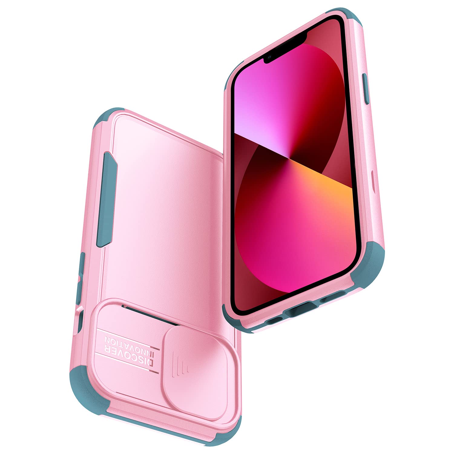 iPhone 13 Pro Max Case 6.7 Inch | Military Grade Shockproof Dual Layer Protection | Slim Fit PC+TPU Bumper Cover | Perfect for Outdoor Adventures & Daily Use