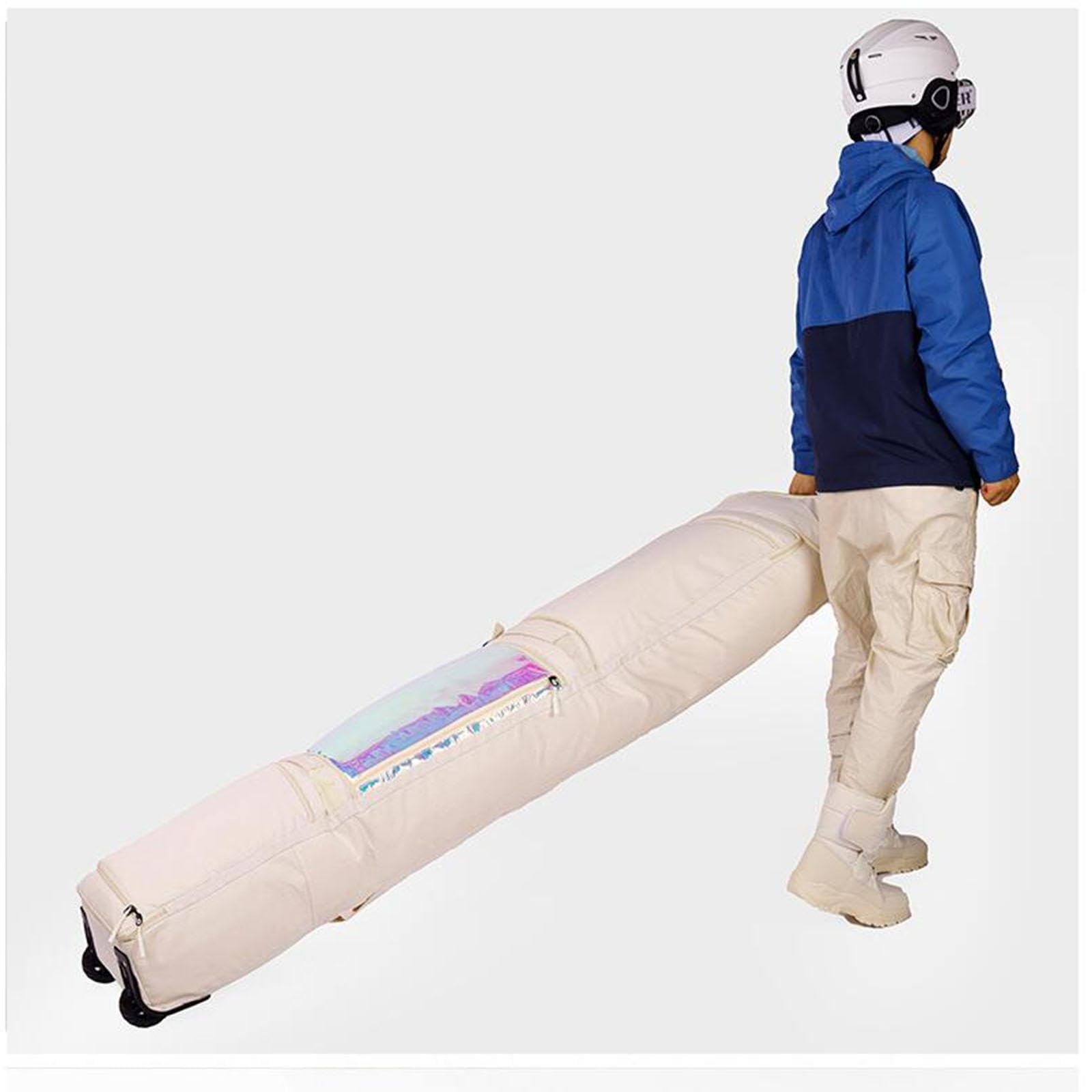 Durable Wheeled Snowboard & Ski Bag for Men & Women - Waterproof Protective Gear Carrier for Winter Sports | Perfect for Travel & Outdoor Adventures