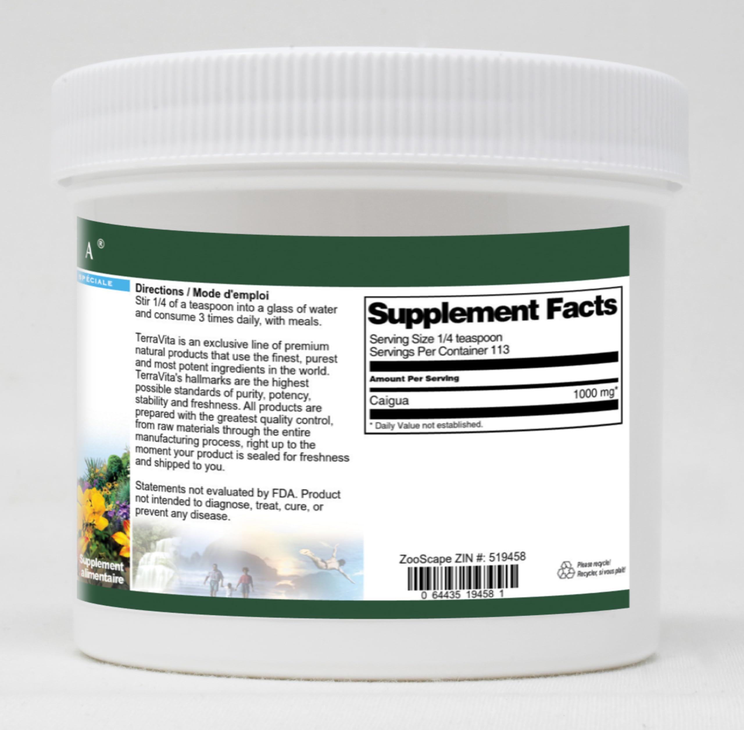 Organic Caigua Powder 4 oz (3 Pack) - Natural Peruvian Superfood for Weight Loss & Heart Health - Perfect for Smoothies, Baking & Healthy Recipes
