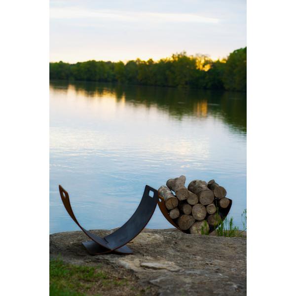 Fire Pit Art Wings Of Flight WOF - Outdoor Decorative Metal Fire Pit for Backyard, Patio & Garden - Perfect for Camping, Bonfires & Cozy Evenings