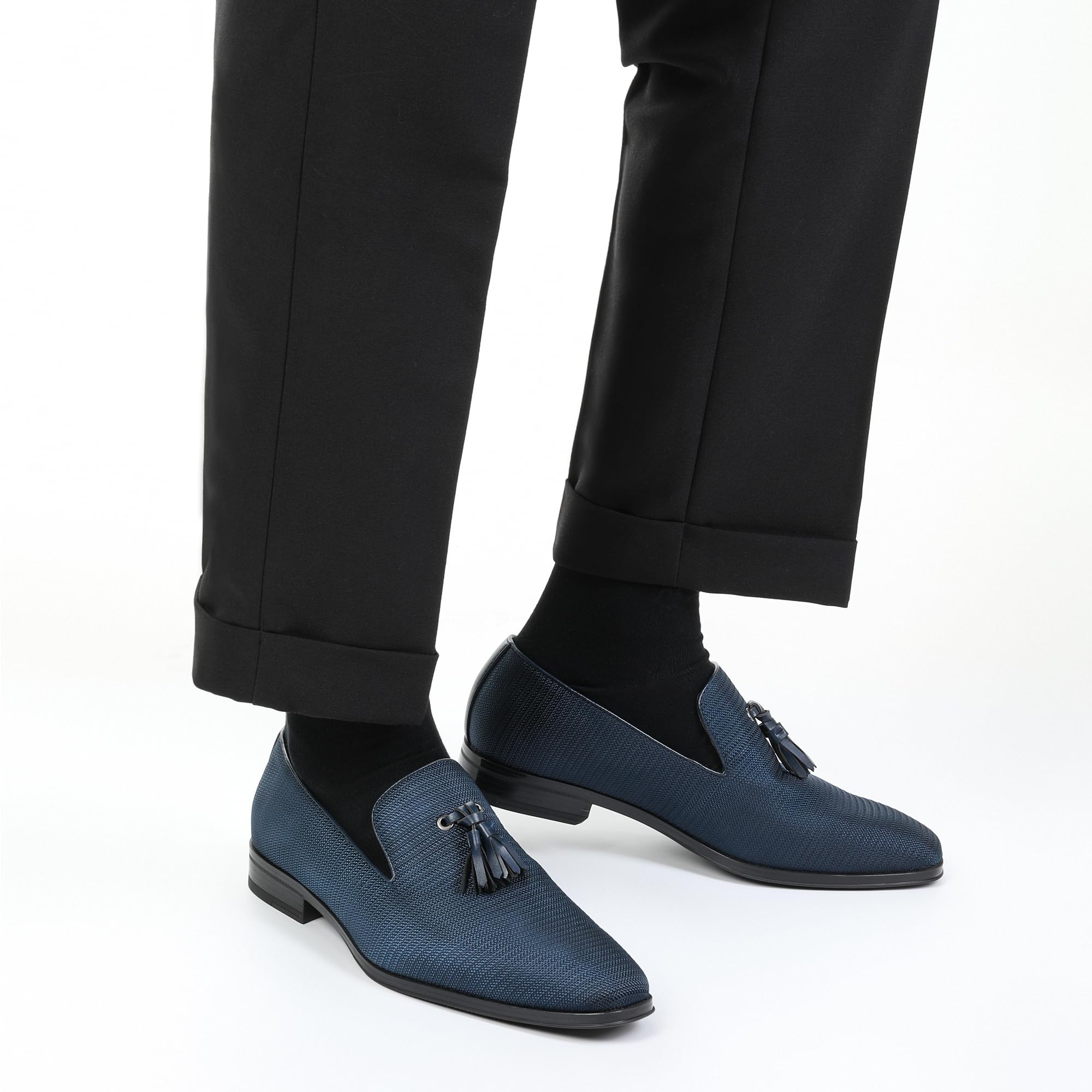 Bruno Marc Men's Loafers - Slip-On Dress Shoes with Tassel for Formal Wear, Tuxedo & Suit | Comfortable Business & Wedding Shoes for Office & Special Occasions