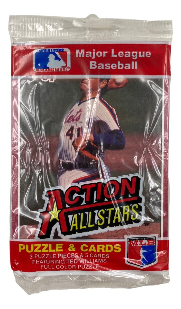 1984 Donruss Action All Stars Baseball Puzzle & Trading Card Pack - Tom Seaver & Willie McGee - Vintage MLB Collectibles for Fans & Card Enthusiasts - Perfect for Display, Gifts, and Memorabilia Collections