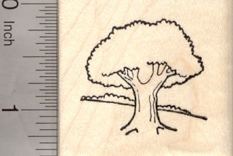 Custom Tree Rubber Stamp Set - Eco-Friendly Handmade Stamps for Scrapbooking, Card Making & DIY Crafts - Perfect for Greeting Cards, Journals, and Gift Wrapping