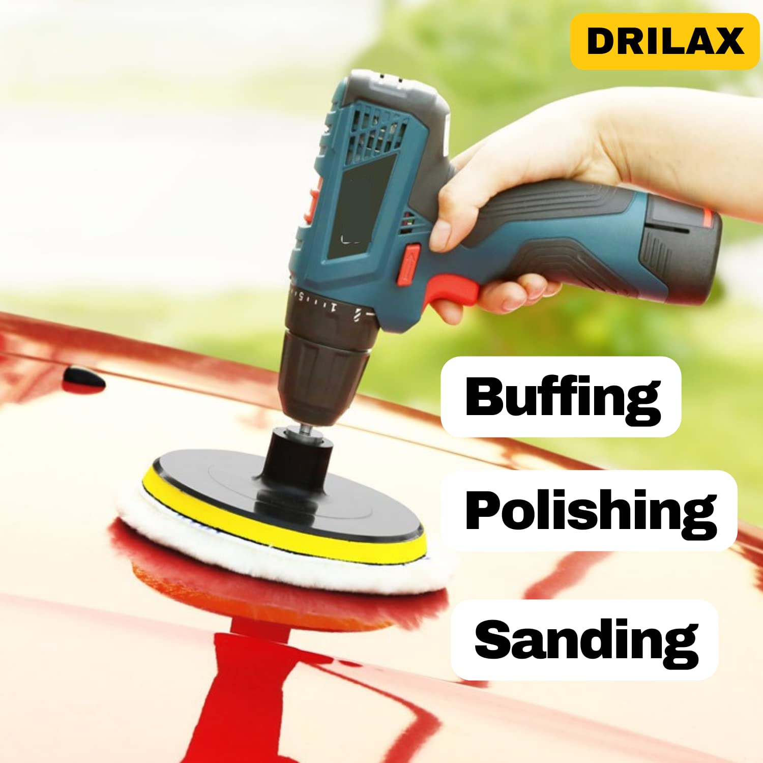 5-Inch Hook and Loop Backing Pad for Angle Grinder – Compatible with DeWalt 5/8-11, Perfect for Buffing, Polishing & Sanding – Ideal for Car Detailing, Woodworking & Metal Finishing