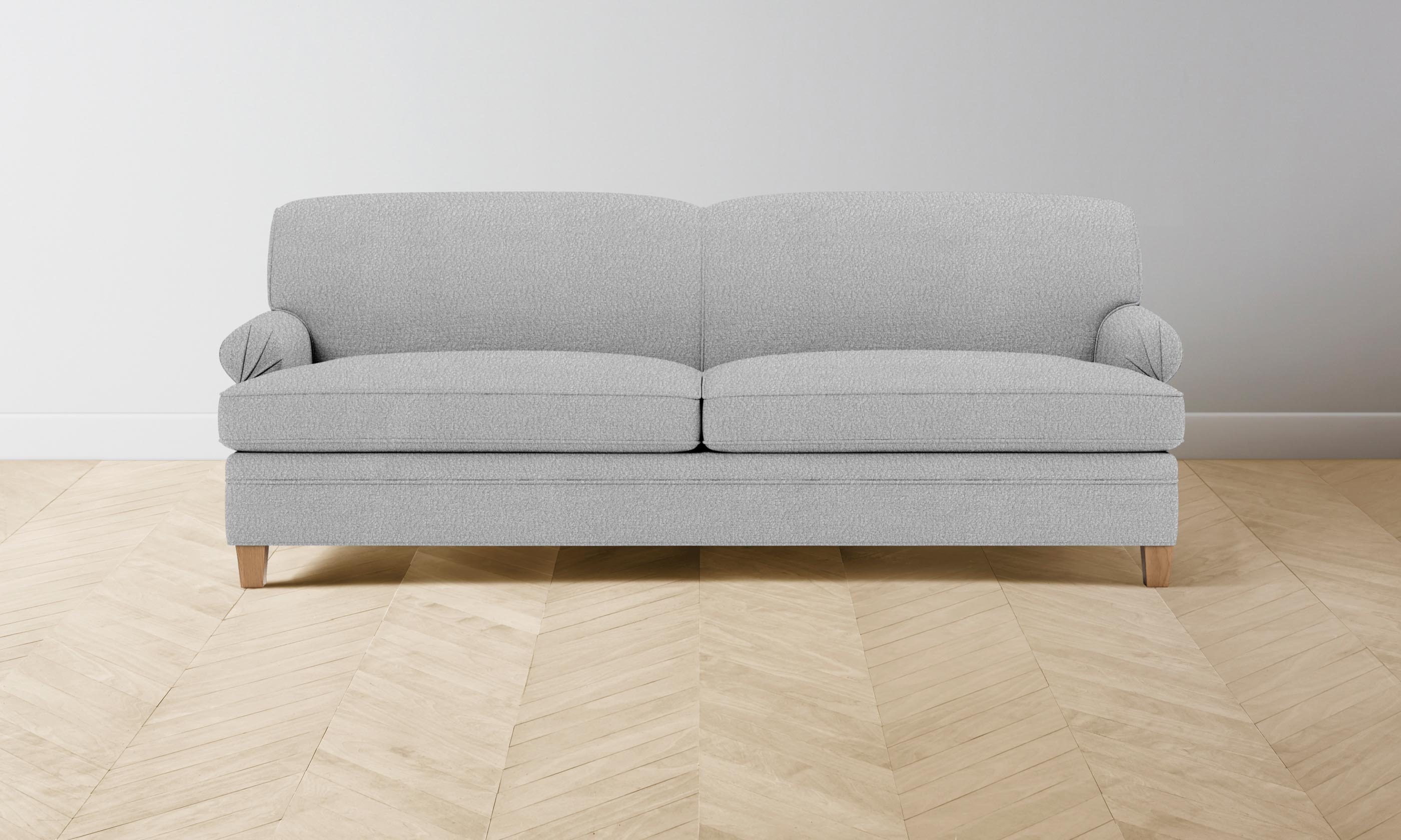 Carmine Sofa - Italian Bouclé Fabric Waterfall Design Modern Sectional Couch for Living Room, Lounge & Home Decor